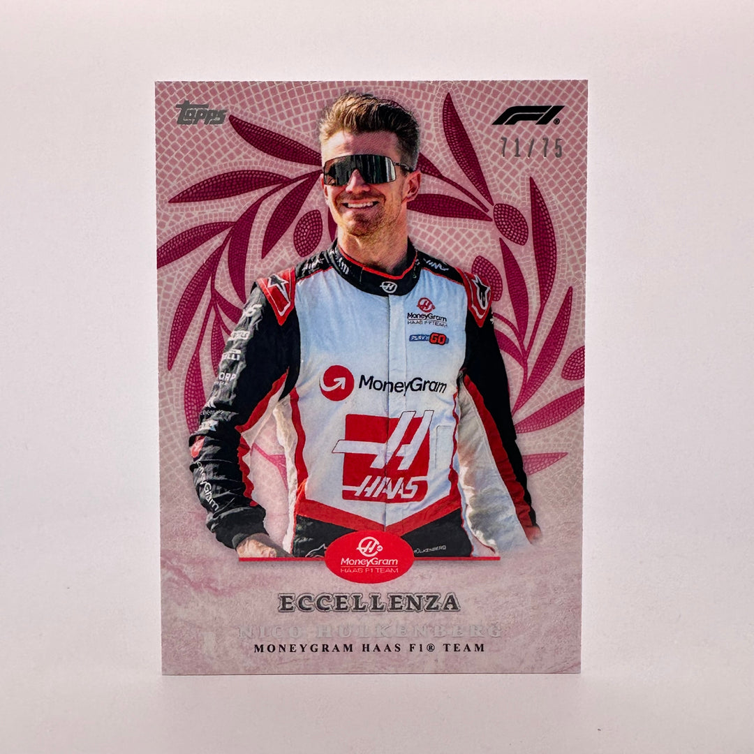71/75 Nico Hulkenberg - Trionfo - Pink - 2024 Topps Eccellenza F1