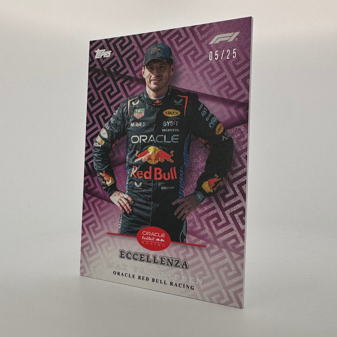 5/25 Max Verstappen - Driver - Purple - 2024 Topps Eccellenza F1