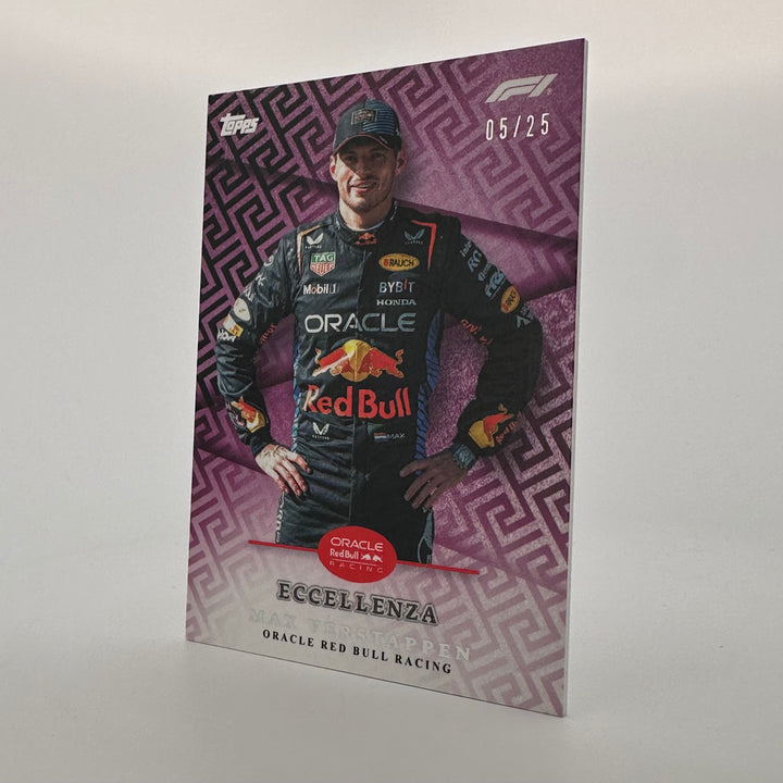 5/25 Max Verstappen - Driver - Purple - 2024 Topps Eccellenza F1