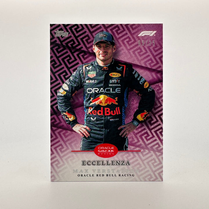 5/25 Max Verstappen - Driver - Purple - 2024 Topps Eccellenza F1