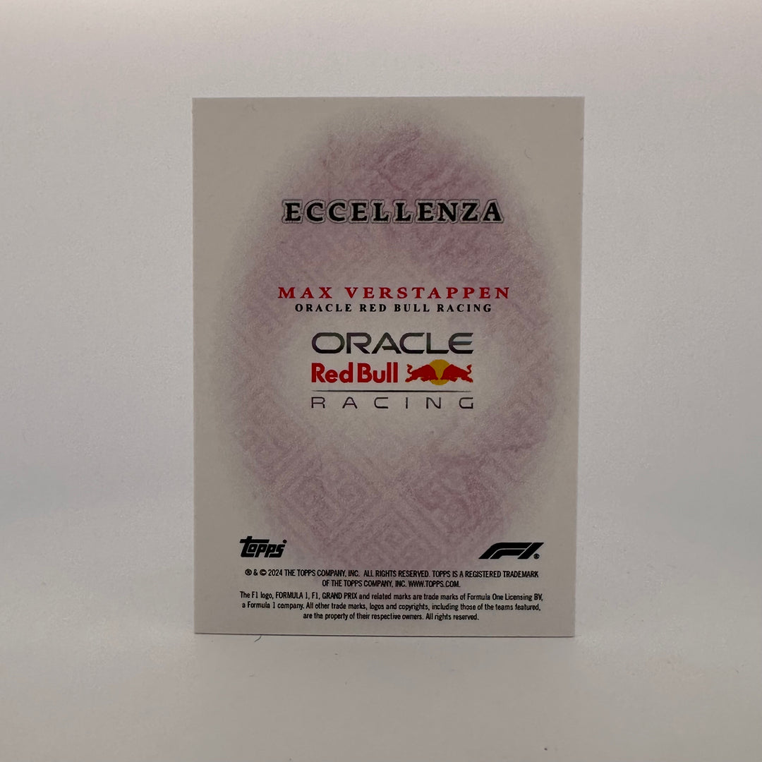 5/25 Max Verstappen - Driver - Purple - 2024 Topps Eccellenza F1