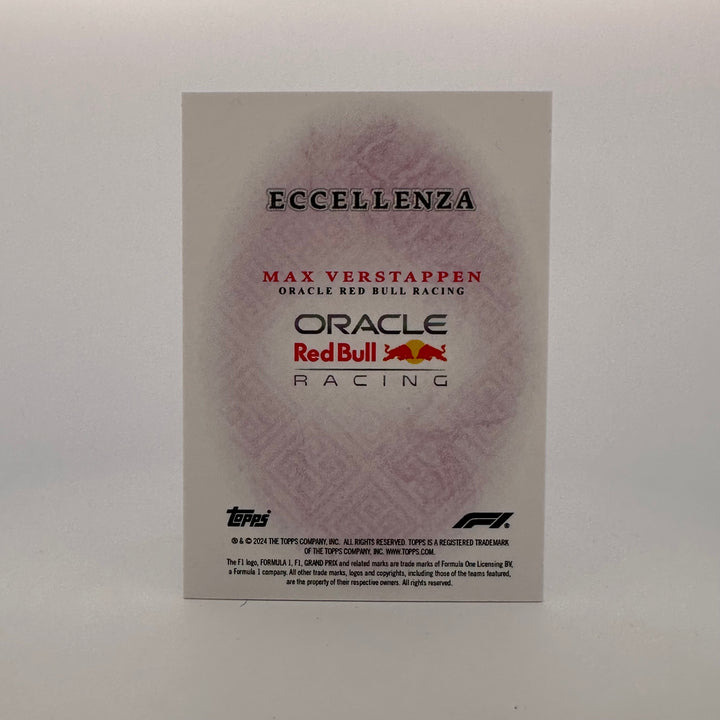 5/25 Max Verstappen - Driver - Purple - 2024 Topps Eccellenza F1