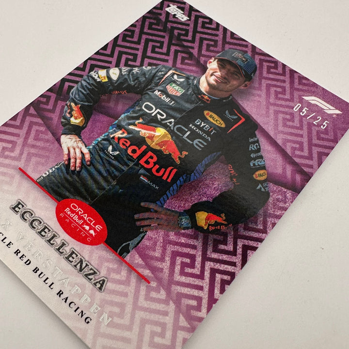 5/25 Max Verstappen - Driver - Purple - 2024 Topps Eccellenza F1