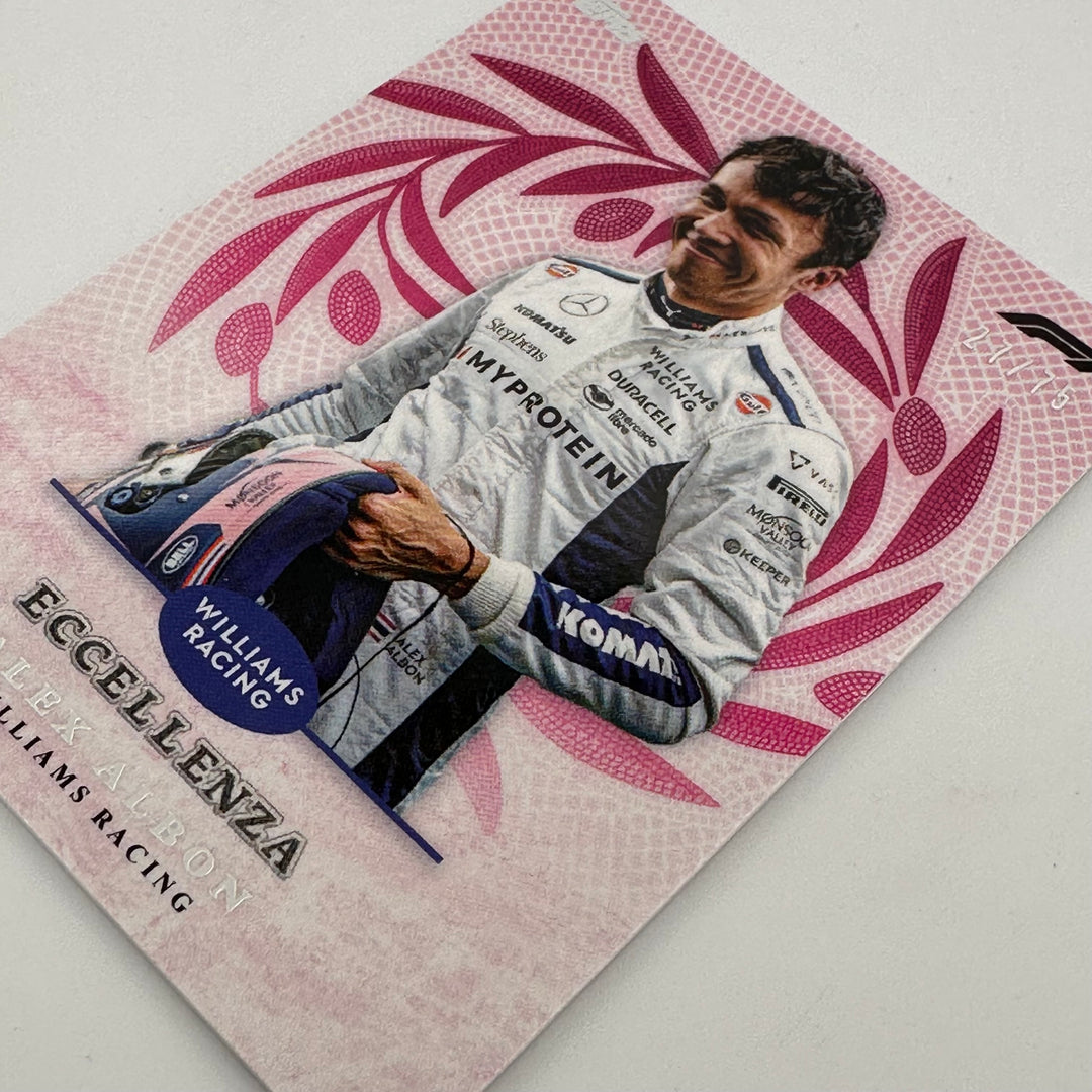 27/75 Alexander Albon - Trionfo - Pink - 2024 Topps Eccellenza F1