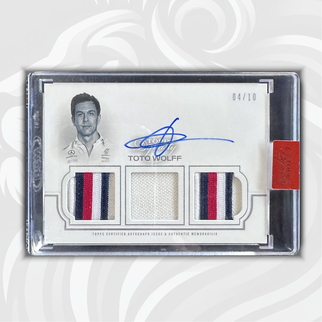04/10 Toto Wolff - Dynasty Triple Relic Autograph - 2020 Topps Dynasty Formula 1 - Front