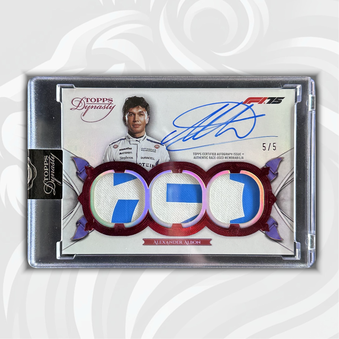 Carlos Sainz #55 - Triple Relic Autograph - 2025 Topps Dynasty Formula 1 - Front