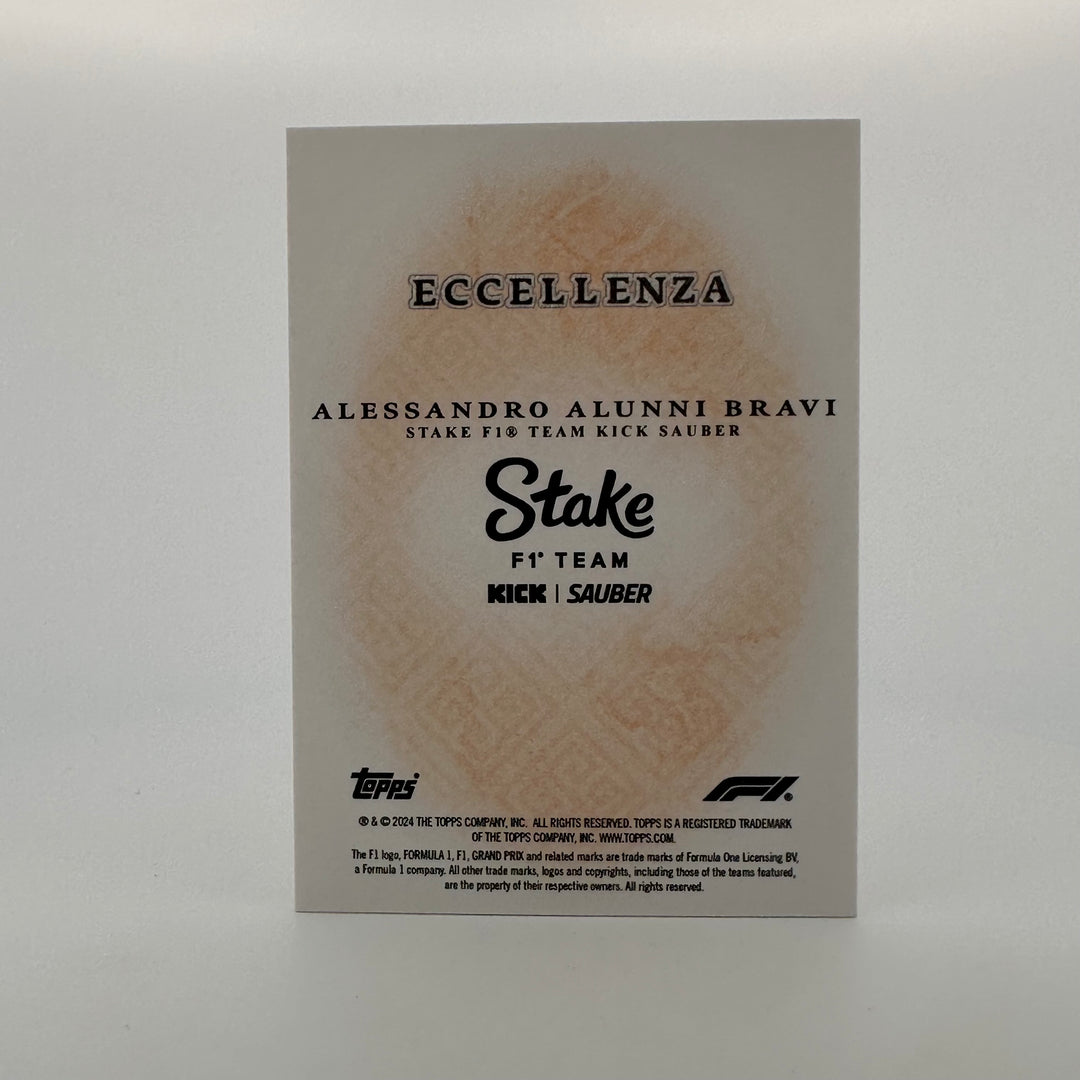 3/5 Alessandro Alunni Bravi - Principal - Orange - 2024 Topps Eccellenza F1