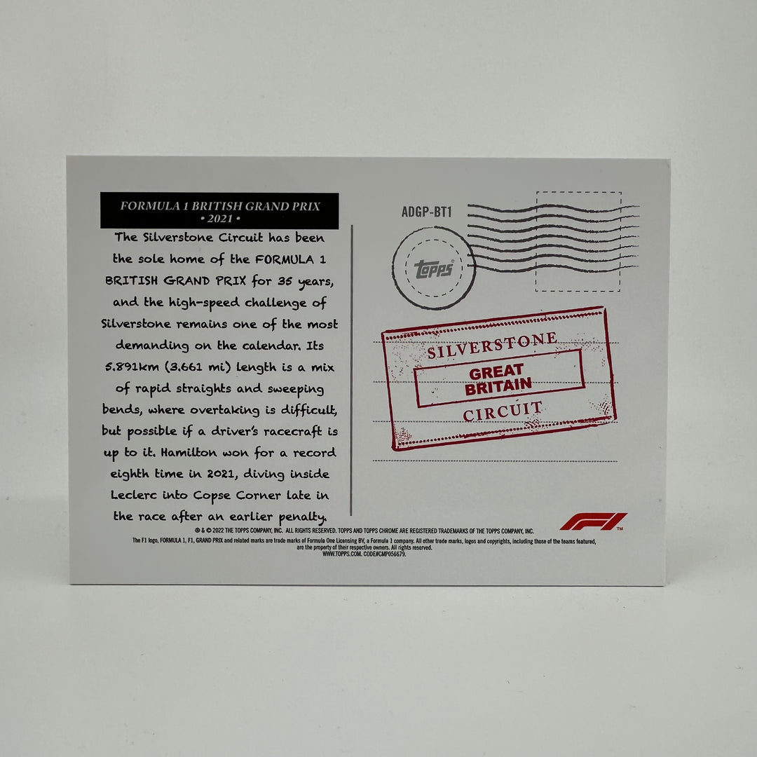 Art Du Grand Prix - Chrome Gold Box Topper - #ADGP-BT1 - Silverstone