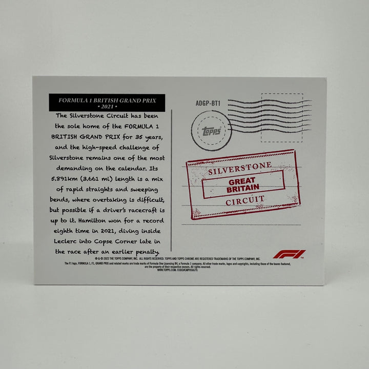 Art Du Grand Prix - Chrome Gold Box Topper - #ADGP-BT1 - Silverstone