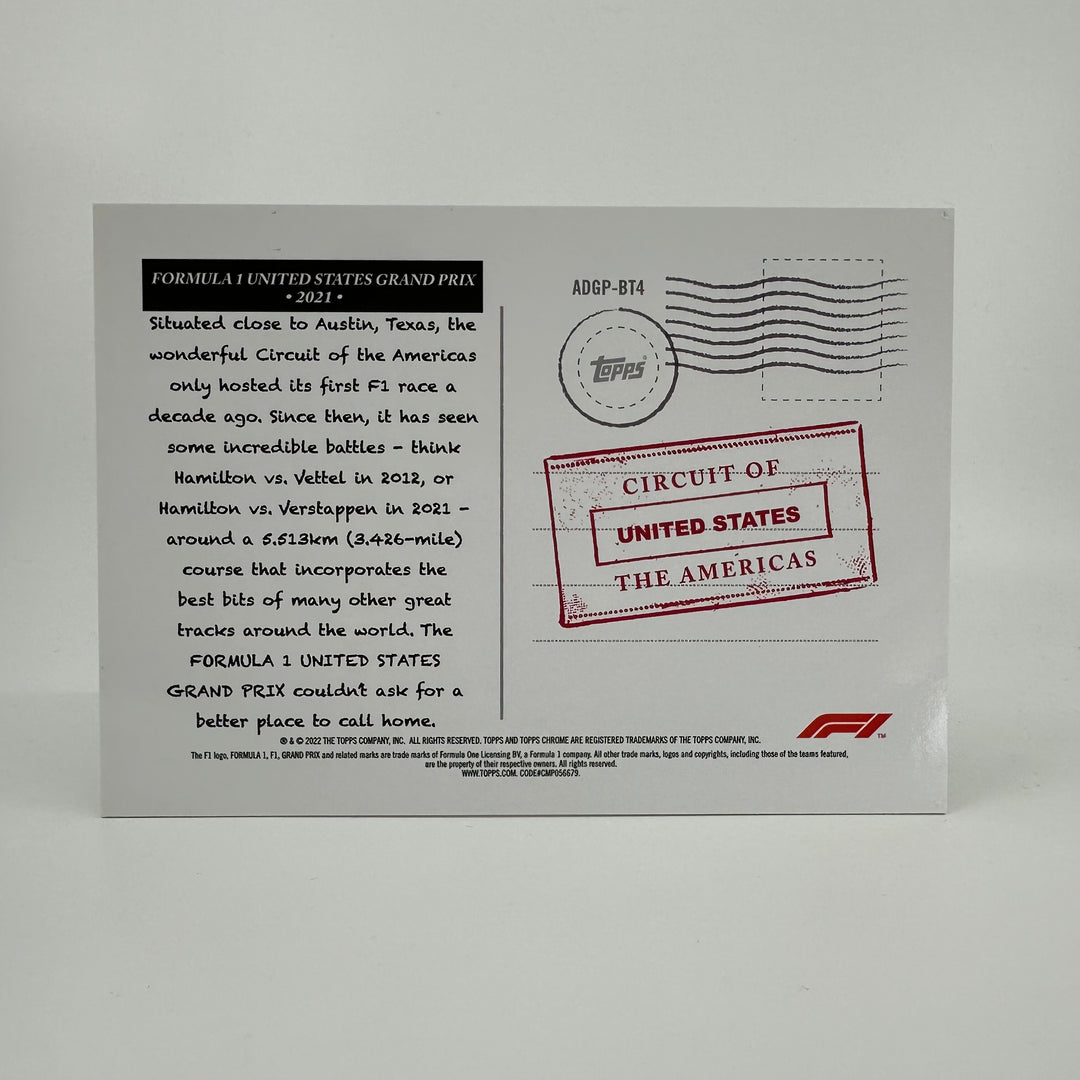 Art Du Grand Prix - Chrome Gold Box Topper - #ADGP-BT4 - United States