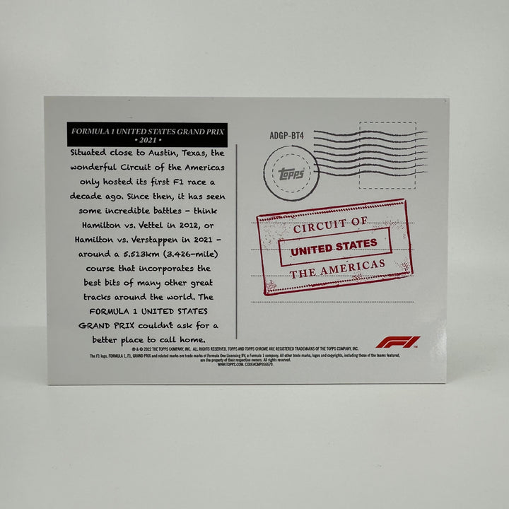 Art Du Grand Prix - Chrome Gold Box Topper - #ADGP-BT4 - United States