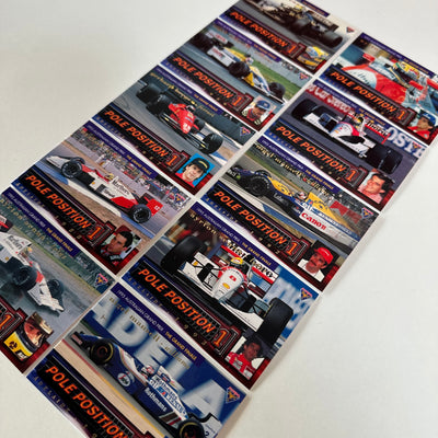Futera 1995 - Pole Position Complete Set  of 10 /3000 Cards - #PP1-10
