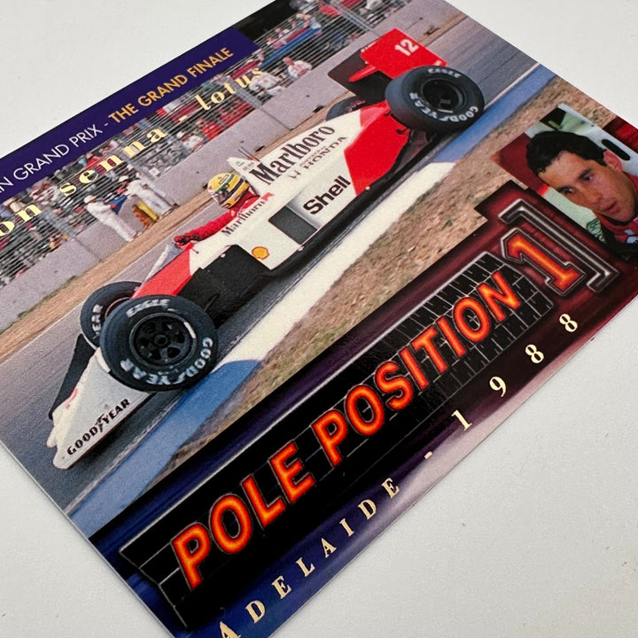 Futera 1995 - Pole Position Ayrton Senna Set  of 5 /3000 Cards - #PP4,5,6,7,9
