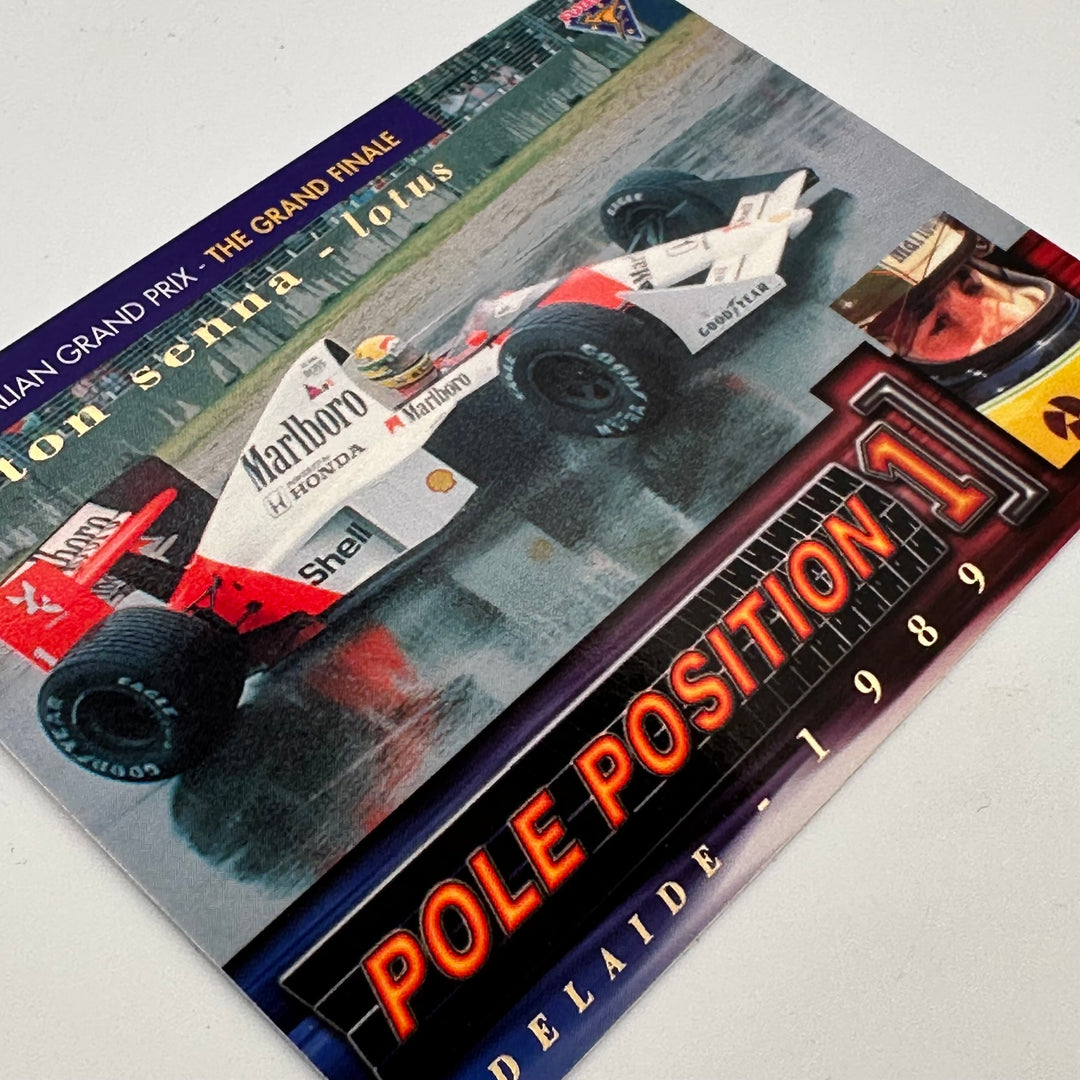 Futera 1995 - Pole Position Ayrton Senna Set  of 5 /3000 Cards - #PP4,5,6,7,9