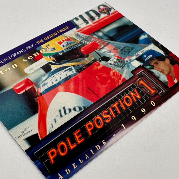 Futera 1995 - Pole Position Ayrton Senna Set  of 5 /3000 Cards - #PP4,5,6,7,9
