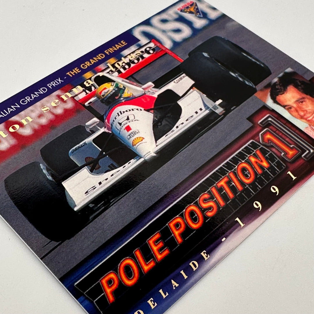 Futera 1995 - Pole Position Ayrton Senna Set  of 5 /3000 Cards - #PP4,5,6,7,9