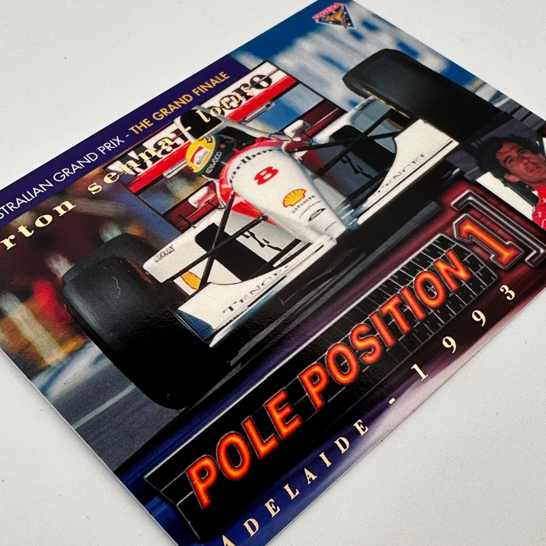 Futera 1995 - Pole Position Ayrton Senna Set  of 5 /3000 Cards - #PP4,5,6,7,9