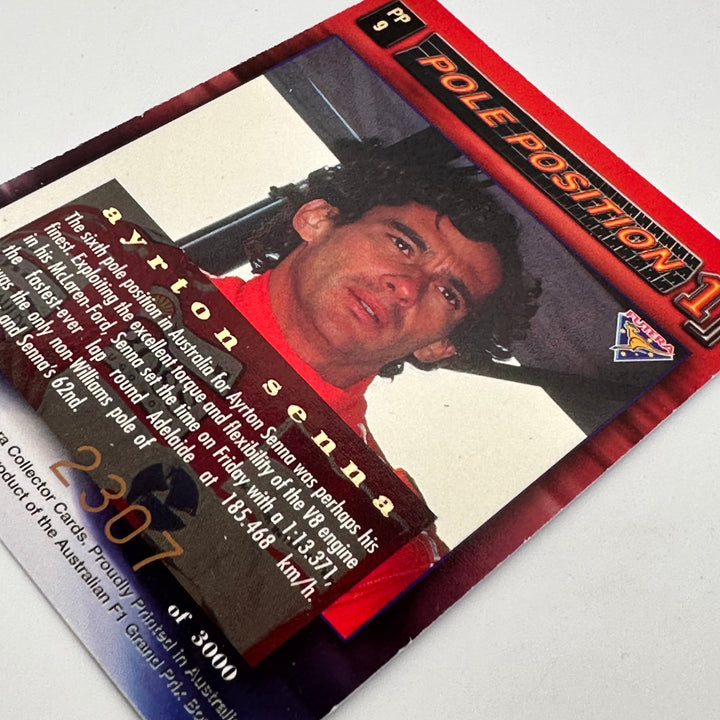Futera 1995 - Pole Position Ayrton Senna Set  of 5 /3000 Cards - #PP4,5,6,7,9