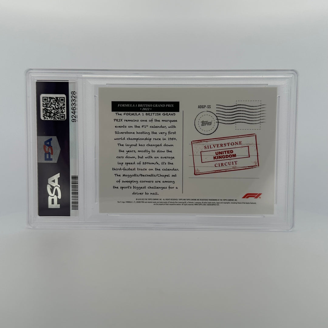 PSA 9 - 2/5 Red Silverstone #ADGPSS - 2023 Chrome Art du Grand Prix