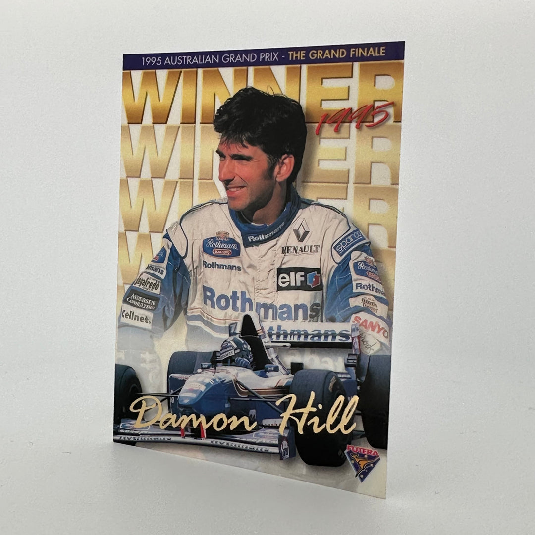 Futera 1995 - Damon Hill /2500 - Exchange Winner Card - Australian Grand Prix