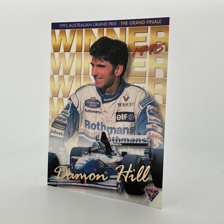 Futera 1995 - Damon Hill /2500 - Exchange Winner Card - Australian Grand Prix