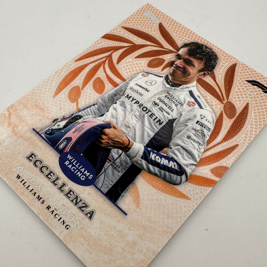 /5 Alex Albon - Trionfo - Orange - 2024 Topps Eccellenza F1