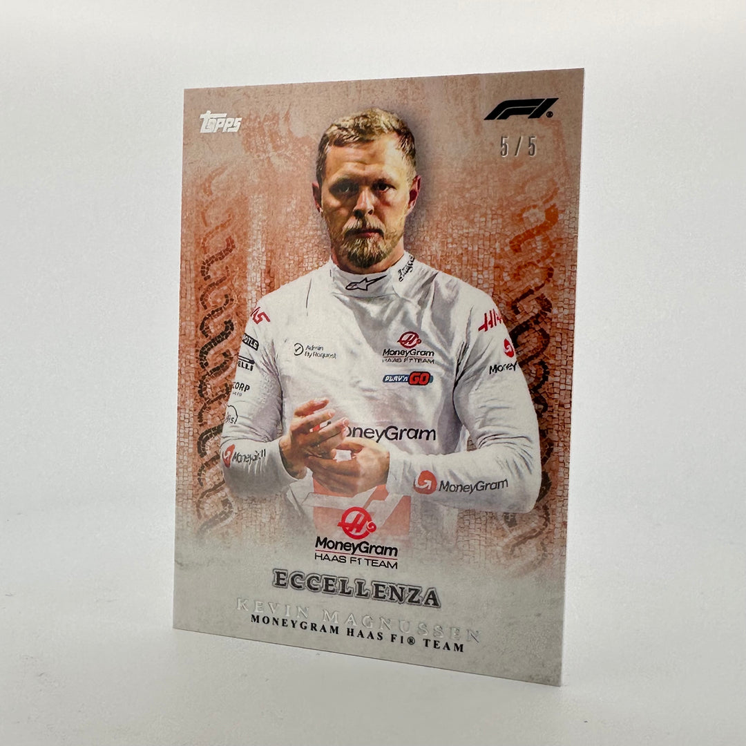 5/5 Kevin Magnussen - La Passione - Orange - 2024 Topps Eccellenza F1