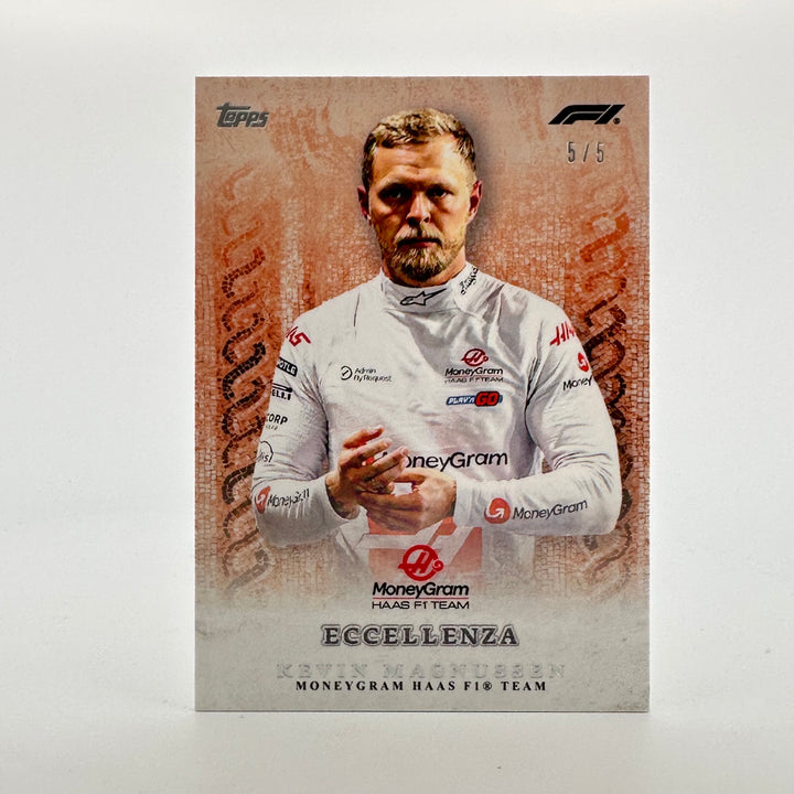 5/5 Kevin Magnussen - La Passione - Orange - 2024 Topps Eccellenza F1