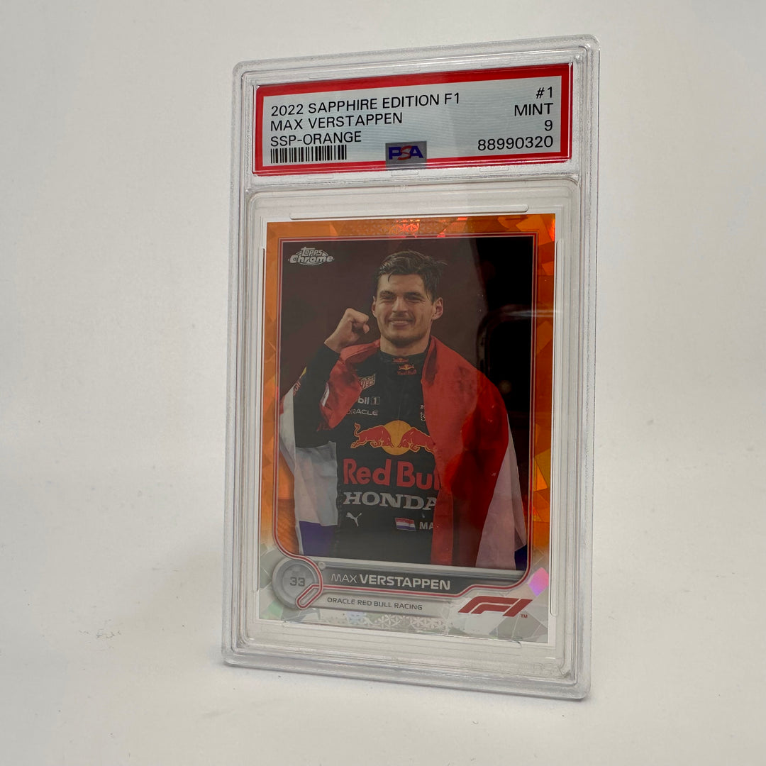 PSA 9 - 20/25 - Sapphire Edition #1 Max Verstappen SSP - Orange