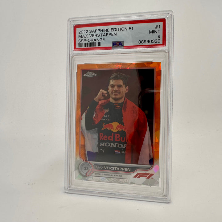 PSA 9 - 20/25 - Sapphire Edition #1 Max Verstappen SSP - Orange