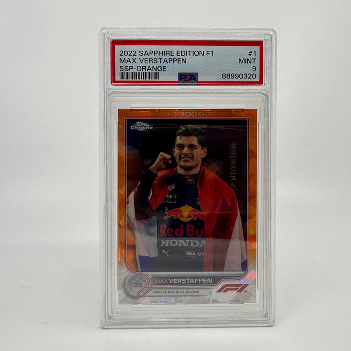 PSA 9 - 20/25 - Sapphire Edition #1 Max Verstappen SSP - Orange