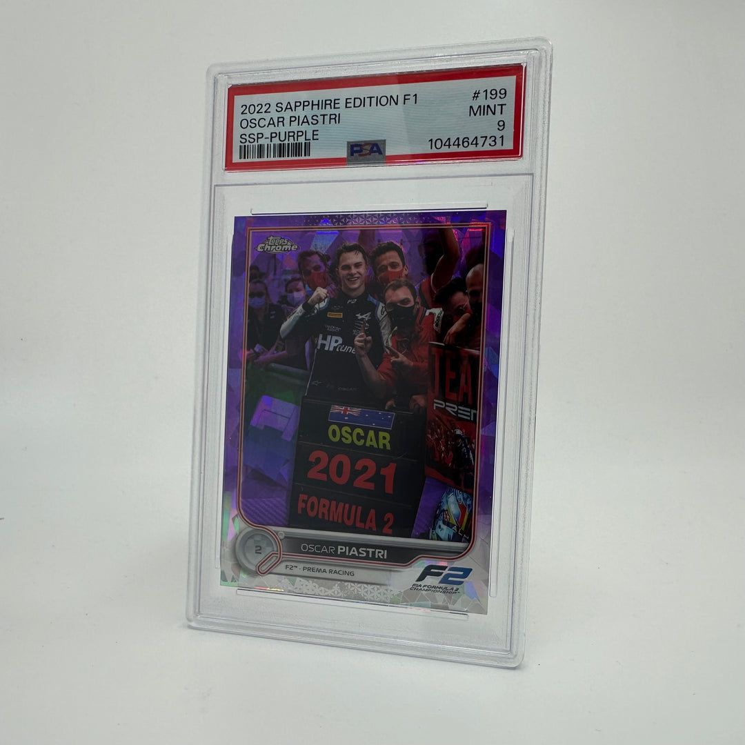 PSA 9 - 04/10 Oscar Piastri #199 - Sapphire Edition - SSP - Purple