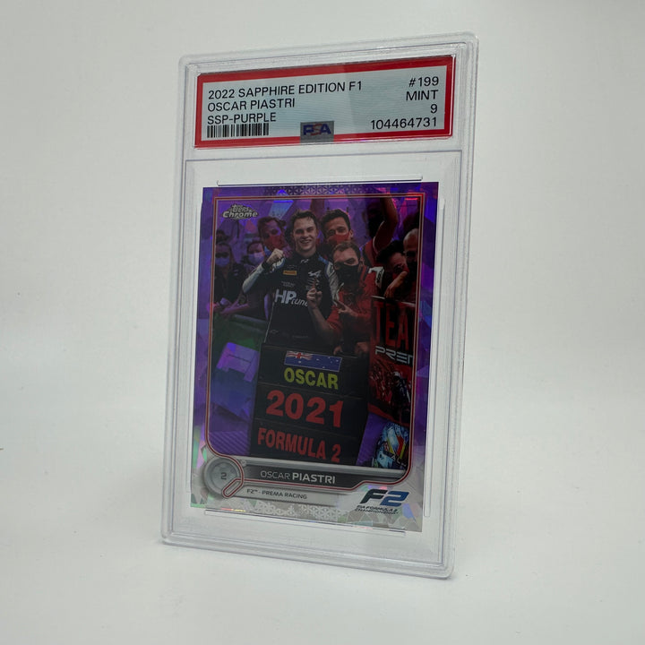 PSA 9 - 04/10 Oscar Piastri #199 - Sapphire Edition - SSP - Purple