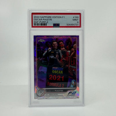 PSA 9 - 04/10 Oscar Piastri #199 - Sapphire Edition - SSP - Purple