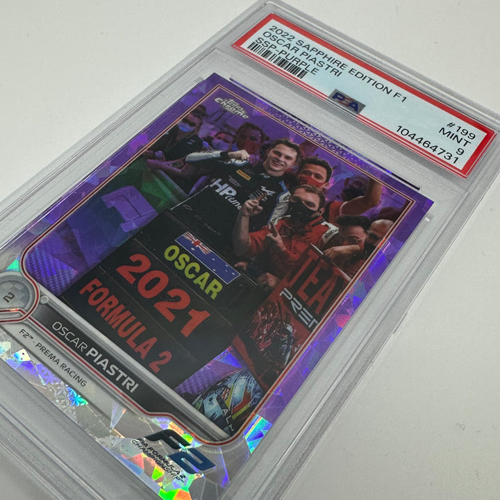 PSA 9 - 04/10 Oscar Piastri #199 - Sapphire Edition - SSP - Purple