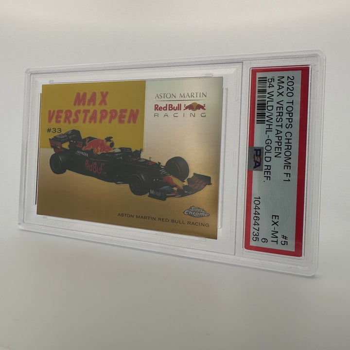 PSA 6 - 31/50 Max Verstappen #54W-5 - Gold  - 2020 Topps Chrome F1