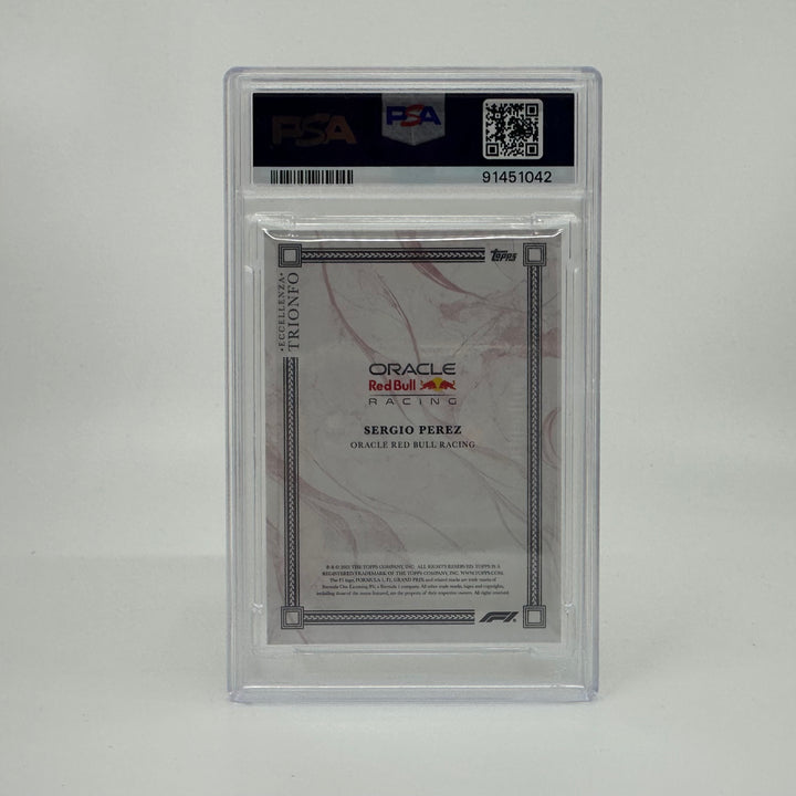 PSA 10 - 03/10 - Sergio Perez - Red - 2023 Eccellenza Trionfo