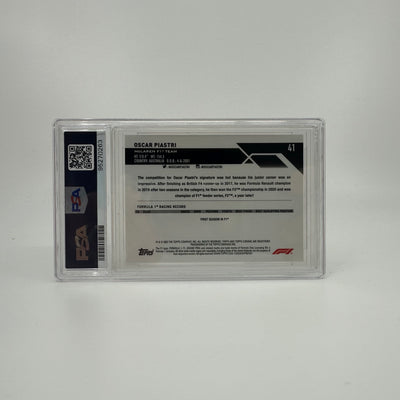 PSA 7 - 10/25 Oscar Piastri #41 - Orange - Sapphire Edition - 2023 Topps Chrome F1 - Rookie Card