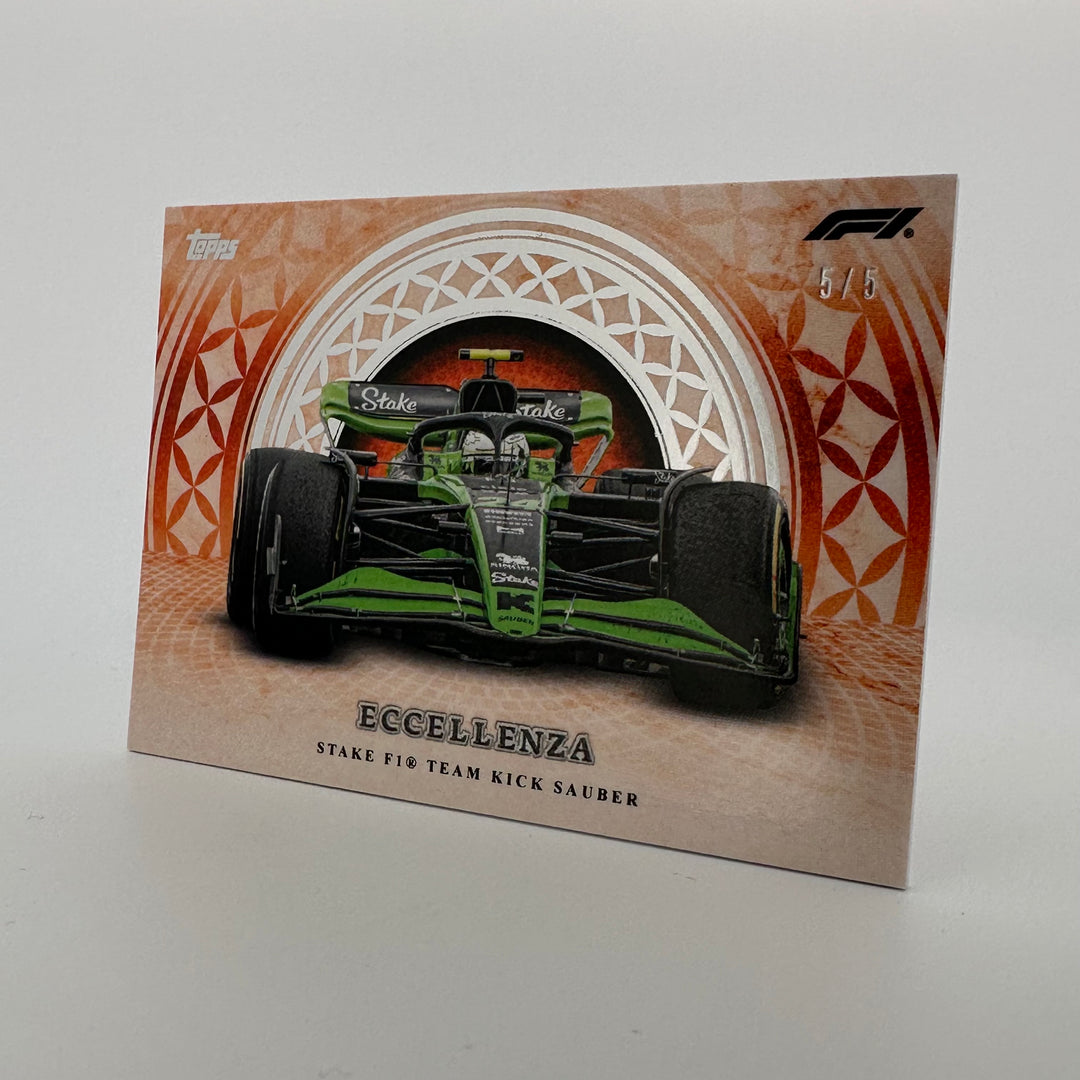 5/5 Stack F1 Team - Macchina Da Corsa - Orange - 2024 Topps Eccellenza F1