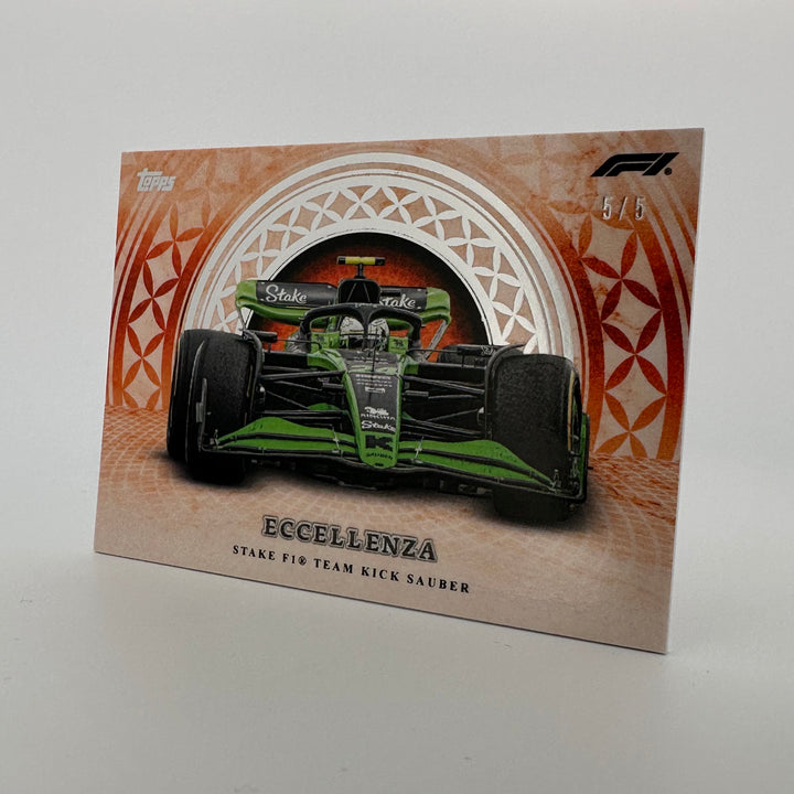 5/5 Stack F1 Team - Macchina Da Corsa - Orange - 2024 Topps Eccellenza F1