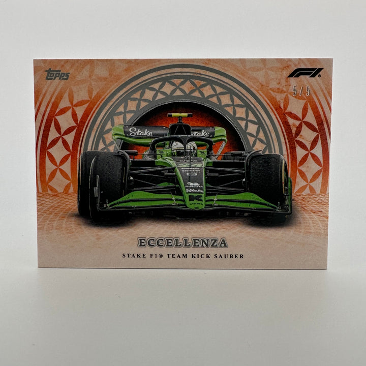 5/5 Stack F1 Team - Macchina Da Corsa - Orange - 2024 Topps Eccellenza F1