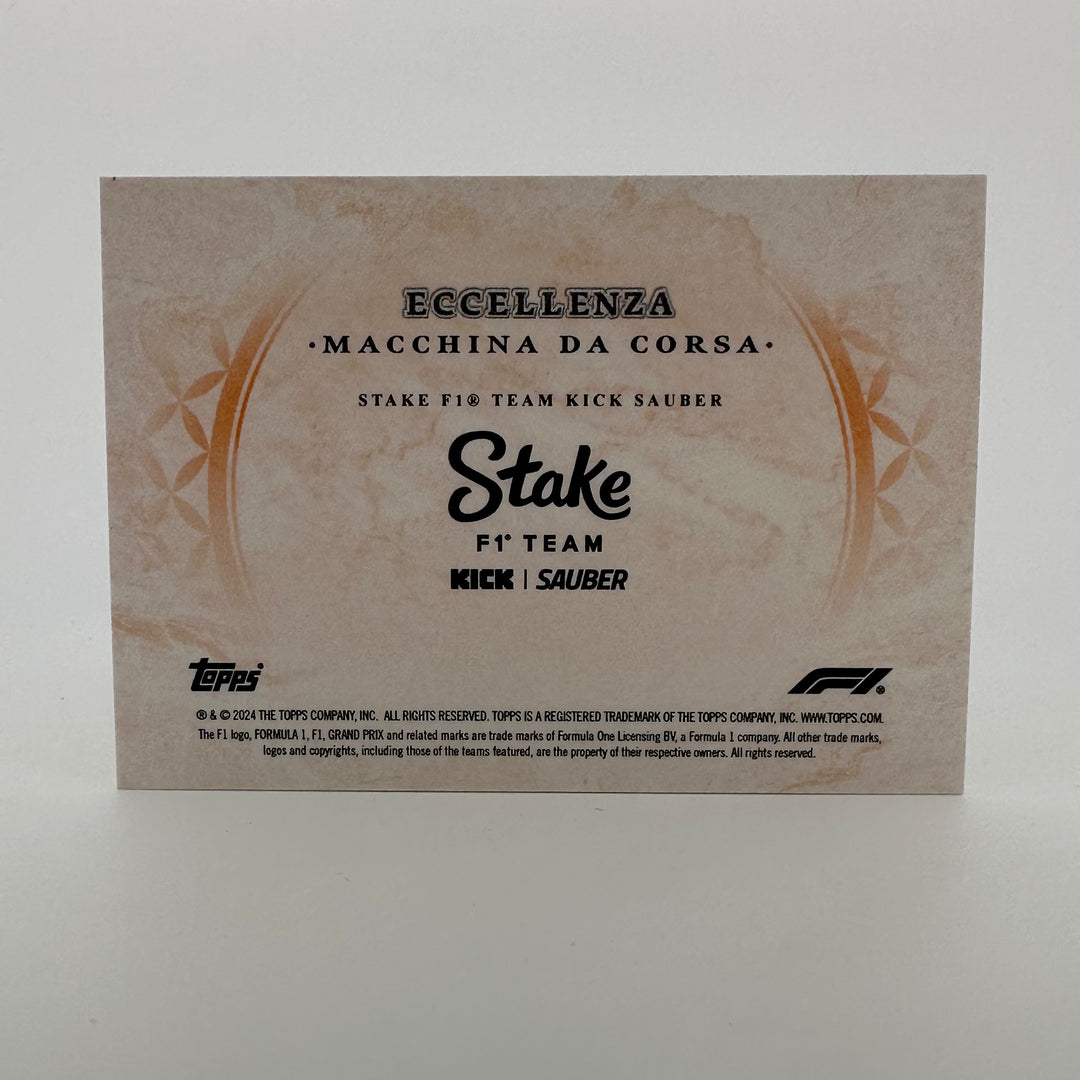 5/5 Stack F1 Team - Macchina Da Corsa - Orange - 2024 Topps Eccellenza F1