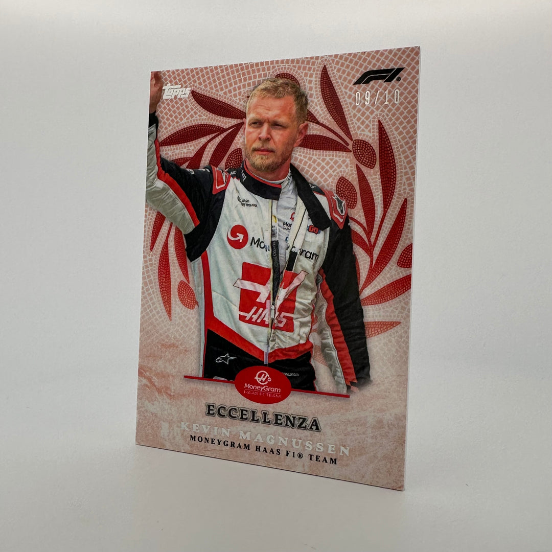 09/10 Kevin Magnussen - Trionfo - Red - 2024 Topps Eccellenza F1