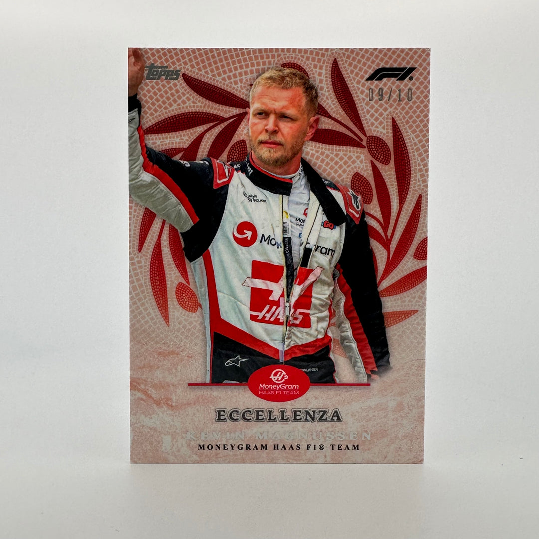 09/10 Kevin Magnussen - Trionfo - Red - 2024 Topps Eccellenza F1