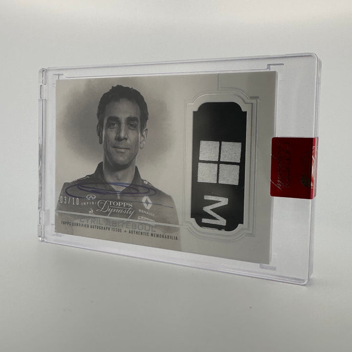 03/10 Silver - Cyril Abiteboul #DAP-CAPII -  Single Principal - Auto Patch - 2020 Topps Dynasty F1