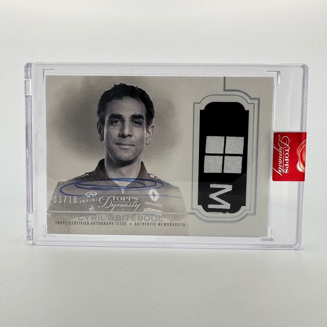 03/10 Silver - Cyril Abiteboul #DAP-CAPII -  Single Principal - Auto Patch - 2020 Topps Dynasty F1