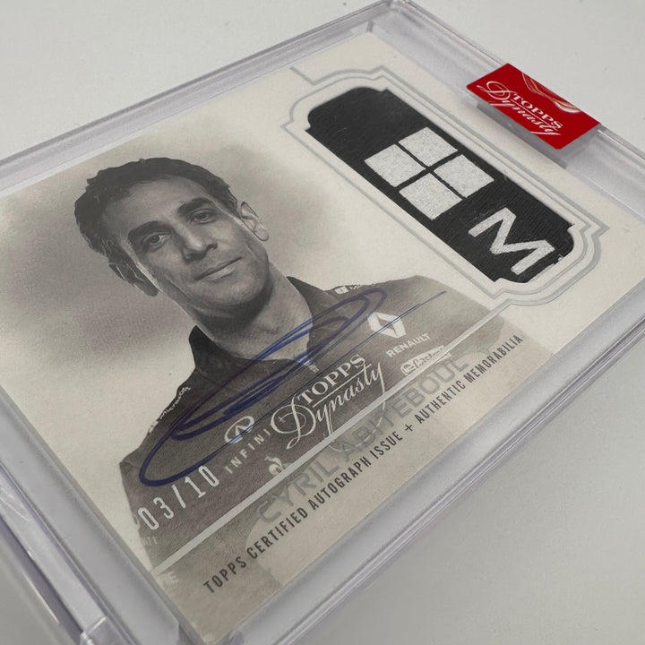 03/10 Silver - Cyril Abiteboul #DAP-CAPII -  Single Principal - Auto Patch - 2020 Topps Dynasty F1