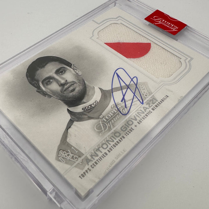 09/10 Silver - Antonio Giovinazzi #DAP-IAG - Single - Auto Patch - 2020 Topps Dynasty F1