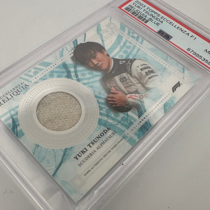 1/1 Gold + Complete Rainbow - Yuki Tsunoda - 2023 Eccellenza Reliquia (PSA9/10)