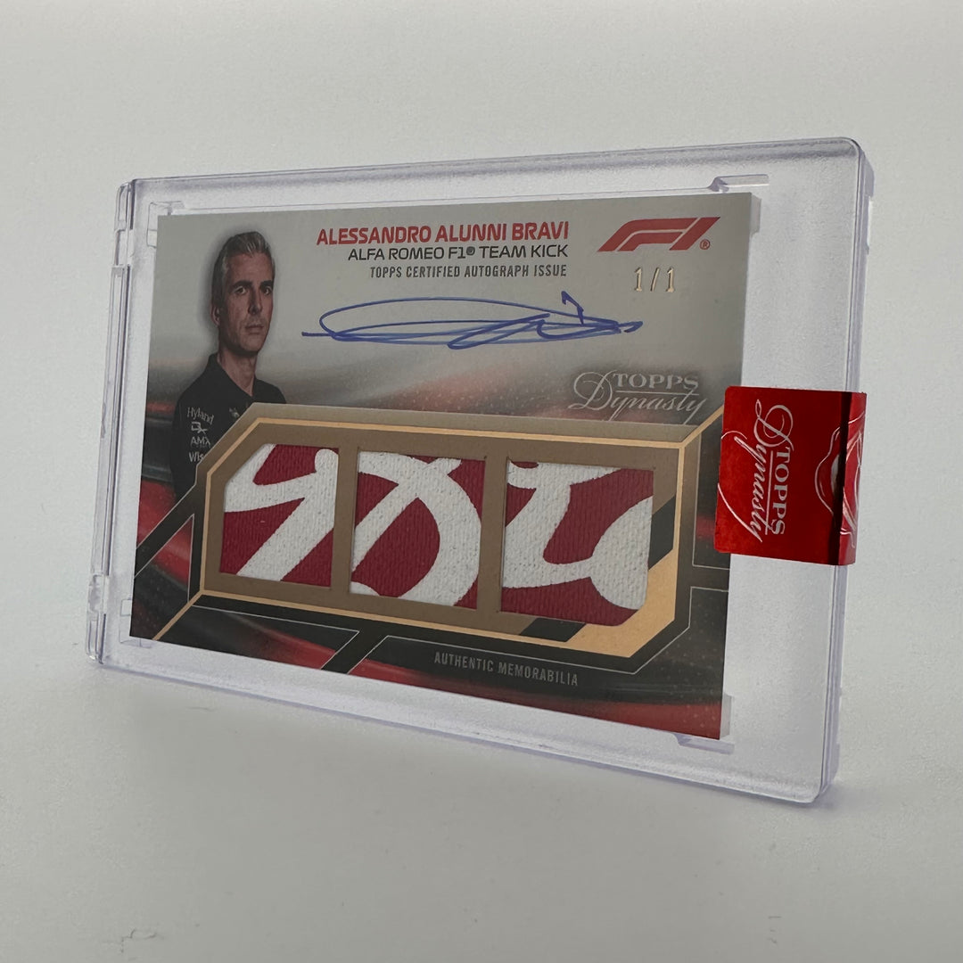 1/1 Alessandro Alunni Bravi #SDTRA-AAB - 2023 Topps Dynasty - Triple Relic